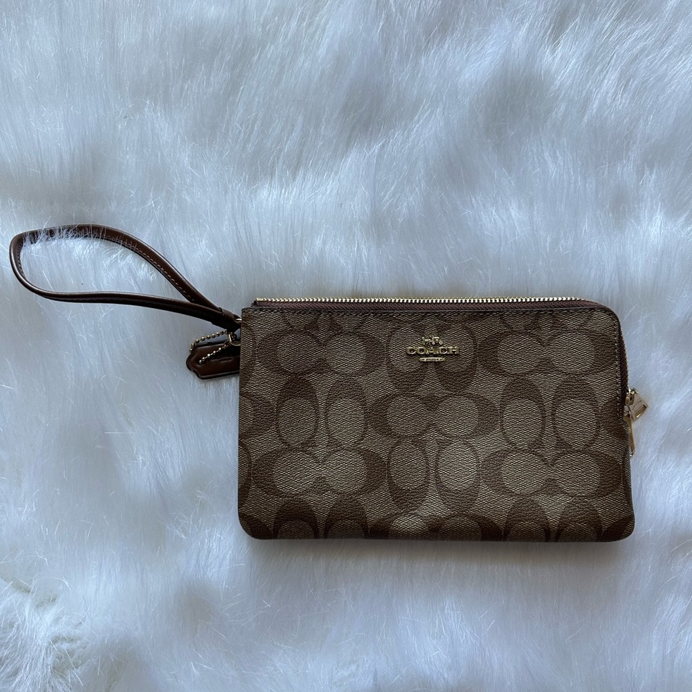 Coach 2 Zipper Wristlet